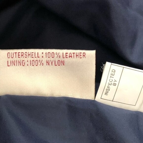 Vintage 100% Leather Pencil Skirt By Paris Sport Club Size Small - Picture 8 of 12